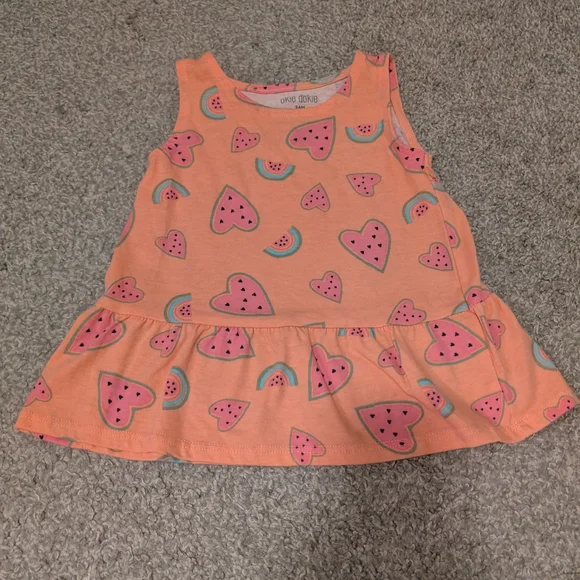 3 For $12 Okie Dokie Vibrant Orange Dress - Picture 2 of 4